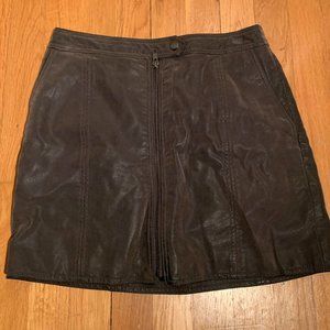 Free People "Leather" Skirt